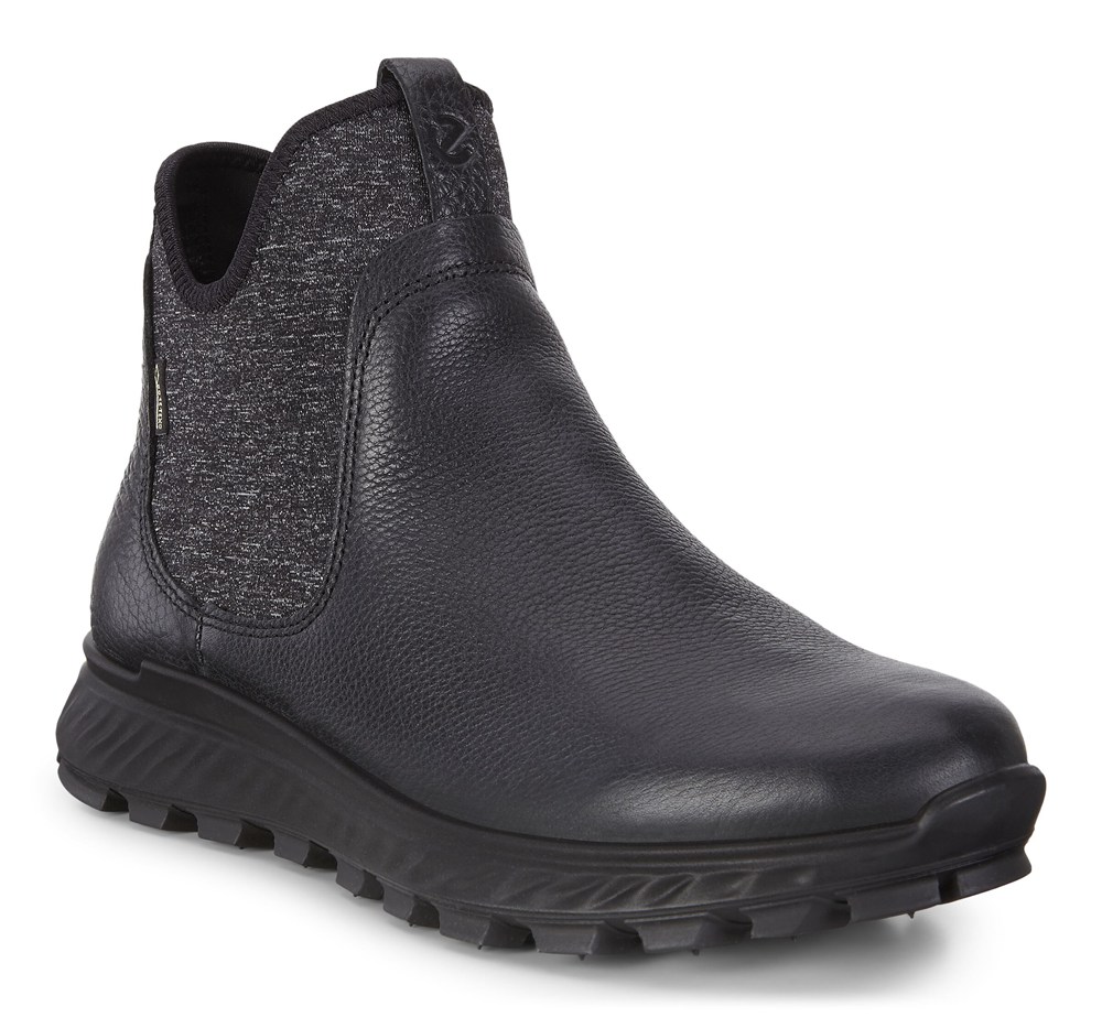 ECCO Womens Boots Black - Exostrike Gtx - YNR-467385